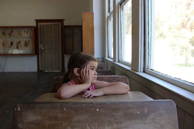 girl in the classroom